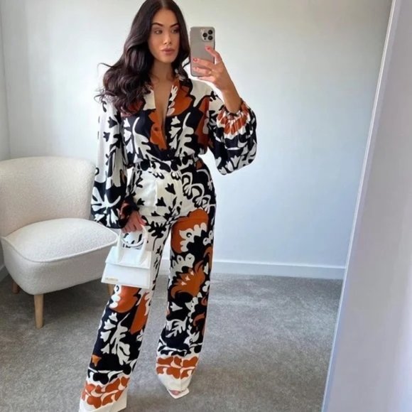 Zara Printed Pants - Picture 7 of 9